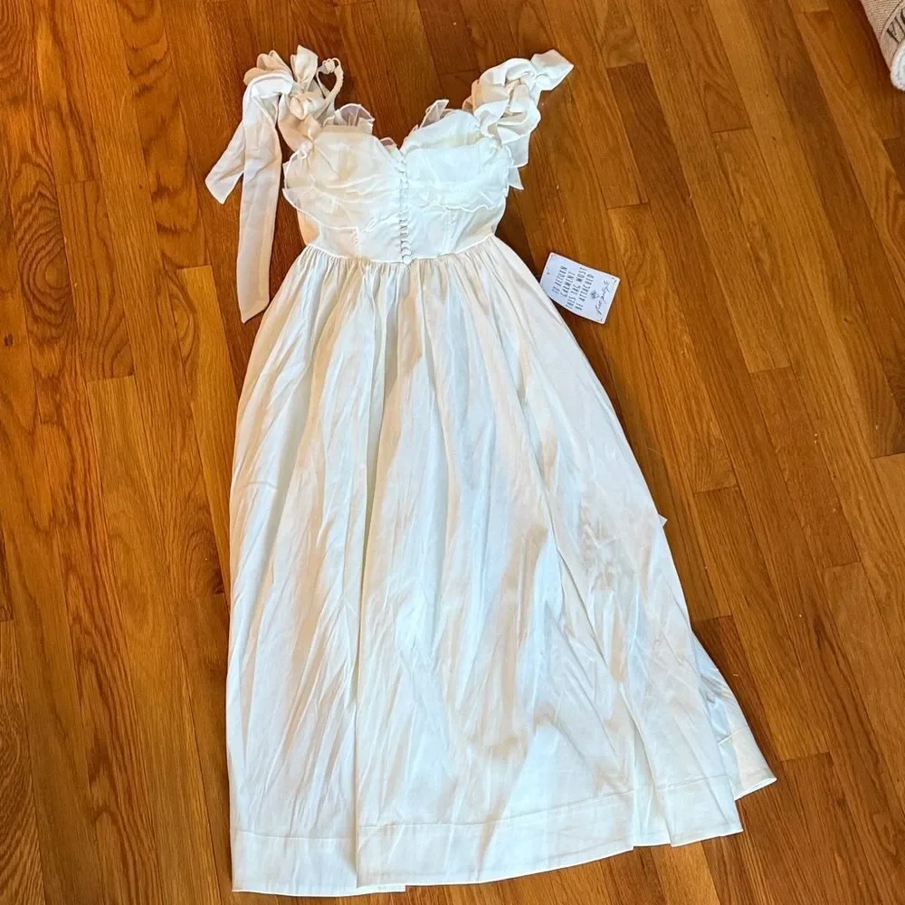 Free People For Love & Lemons Heidi Midi Dress - Picture 4 of 7